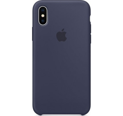 Apple iPhone X MQT32ZM Original Silicon Case Midnight Blue