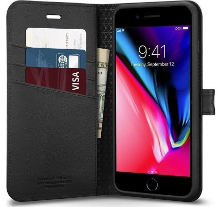 Spigen Wallet S για iPhone 8 / 7 Plus black 055CS22637