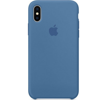 Apple MRG22ZM/A iPhone X Silicone Case Original Denim Blue