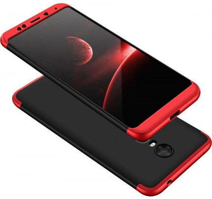 Θήκη OEM 360 Protection front and back full body για Xiaomi Redmi 5 Plus black red
