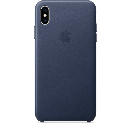 Apple MRWU2ZM/A iPhone XS MAX Original Leather Case Midnight Blue