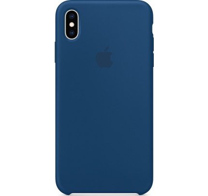 Apple Original MTFE2ZM Silicone Case iPhone XS MAX Blue Horizon
