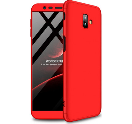 Θήκη OEM 360 Protection front and back full body για Samsung Galaxy J6 PLUS J610 red