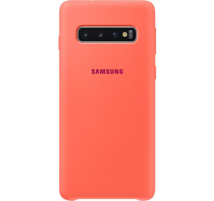 Samsung Original EF-PG973THEGW Silicone Cover Galaxy S10 G973 berry pink