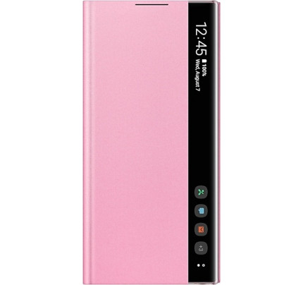 Samsung Original EF-ZN970CPEGW Clear View Cover Samsung Galaxy Note 10 pink
