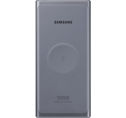 Samsung Original EB-U3300XJEGEU Ασύρματος Φορτιστής Powerbank 2XUSB Type C 25W 10000mah dark grey