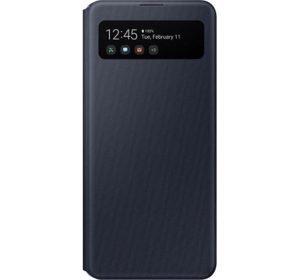 Samsung Original S View Wallet EF-EA415PBE Samsung Galaxy A41 Black 