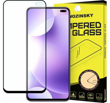 Wozinsky Tempered Glass Full Glue Super Tough  Full Coveraged with Frame Case Friendly for Xiaomi Mi 10T Pro / Mi 10T black