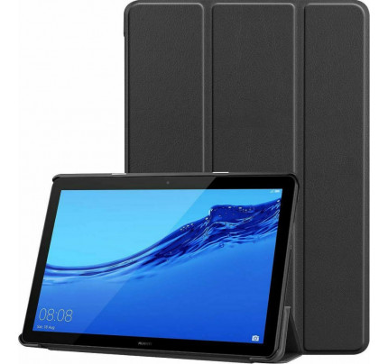 Θήκη Tech-Protect Tri-Fold Flip Cover MediaPad M5 Lite 10 / C5 10 μαύρου χρώματος