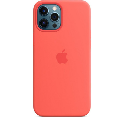 Apple Original Silicone Case with MagSafe Pink Citrus iPhone 12 Pro MAX MHL93ZM/A