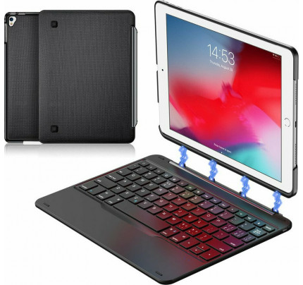 Θήκη με πληκτρολόγιο Dux Ducis magnetic wireless Bluetooth keyboard case iPad Pro 9.7'' 2016 / iPad Air 2 black