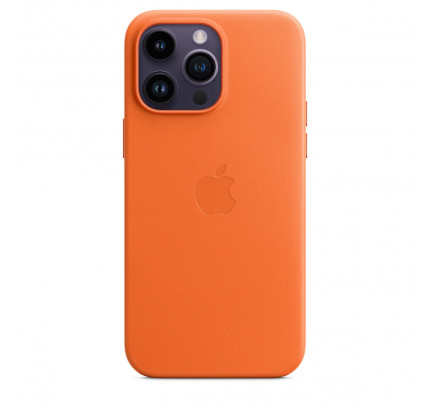 Apple Original Leather Cover MPPR3ZM/A iPhone 14 Pro Max Orange