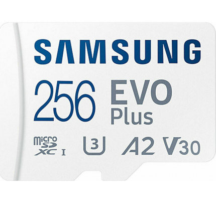 Samsung microSDXC 256GB EVO Plus Class 10 with Adapter