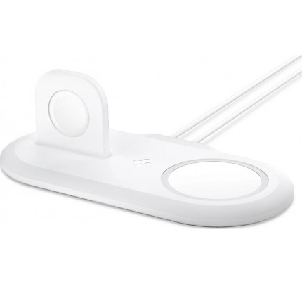 Spigen Magfit Duo AMP02797Charger Stand White