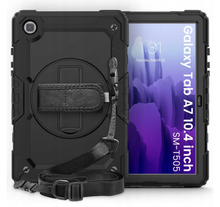 Θήκη Tech-Protect Solid 360 Back Cover για Samsung Galaxy A7 10.4 T500  Μαύρου χρώματος