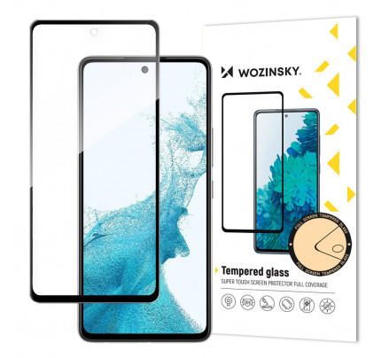 Wozinsky Super Tough Full Glue Tempered Glass Full Screen Case Friendly Samsung Galaxy A53 5G Black