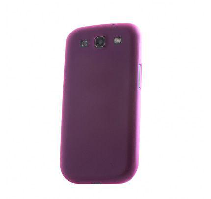 Θήκη TPU Ultra Thin για Samsung Galaxy Core i8260 Purple+Φιλμ Προστασίας Οθόνης 