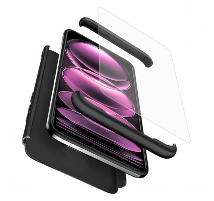 GKK - 360 Case + Screen Protector - Xiaomi Redmi Note 12 Pro 5G - Black