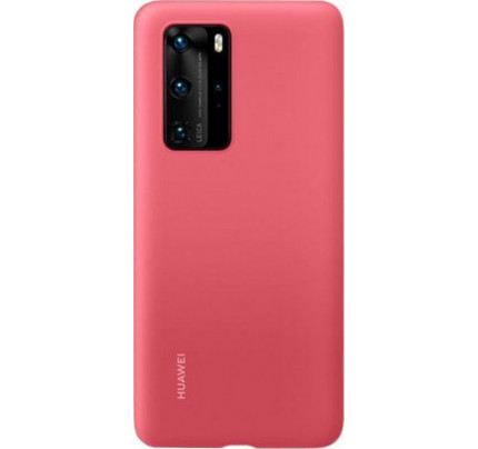 Θήκη Huawei Original Silicone Cover Huawei P40 Pro Berry Red 51993805