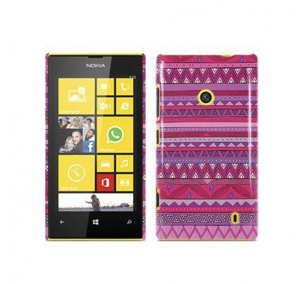 Θήκη για Nokia Lumia 520 Hard Cover "Aztec" Pink