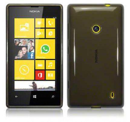 Θήκη TPU Gel για Nokia Lumia 520 Smoke Black