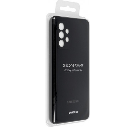 Samsung EF-PA525TBEGWW Silicone Cover Samsung Galaxy A52 Black