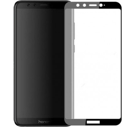 Φιλμ Προστασίας Οθόνης Tempered Glass (άθραυστο ) 9H για Huawei Honor 9 Lite full face black 