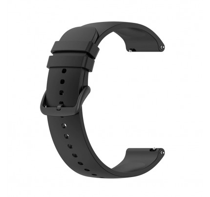 Techsuit - Watchband 22mm (W001) - Samsung Galaxy Watch (46mm) / Watch 3 / Gear S3, Huawei Watch GT / GT 2 / GT 2e / GT 2 Pro / GT 3 (46 mm) - Black