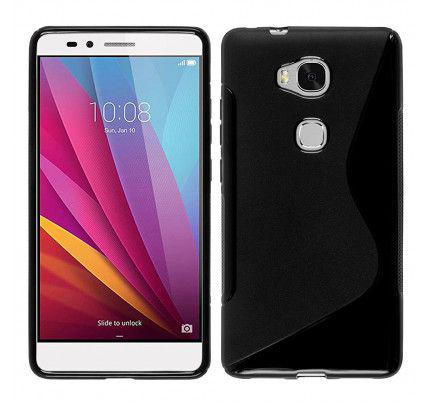 Θήκη TPU S-line για Huawei Honor 5X μαύρου χρώματος