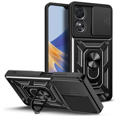 Techsuit Shield Back Cover Μαύρο iPhone X / Xs