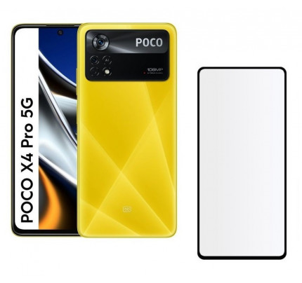Mocolo 5D Tempered Glass Black for Xiaomi Poco X4 Pro 5G