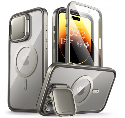 i-Blason - Shield MagSafe - iPhone 15 Pro Max - Titan Gray