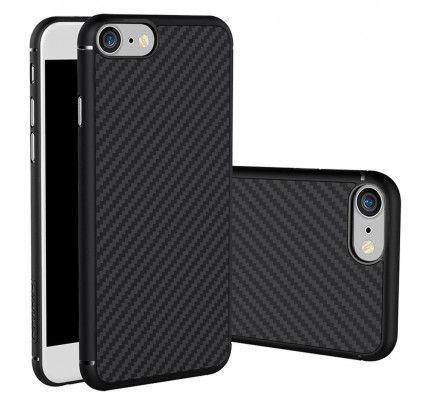 Θήκη Nillkin Synthetic Fiber Protective Hard Carbon iPhone 7 μαύρου χρώματος