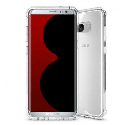 Θήκη TPU Shockproof Slim για Samsung Galaxy S8 G950 διάφανη (ενισχυμένες άκρες )