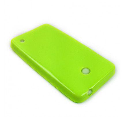 Θήκη TPU για Nokia Lumia 630 / 635 green + Φιλμ Προστασίας Οθόνης