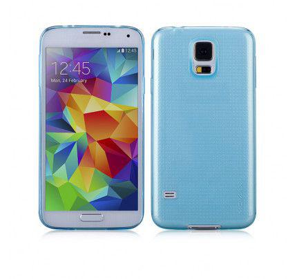 Θήκη MOMAX ClearTwist Silicon για Samsung Galaxy S5 G900 Blue