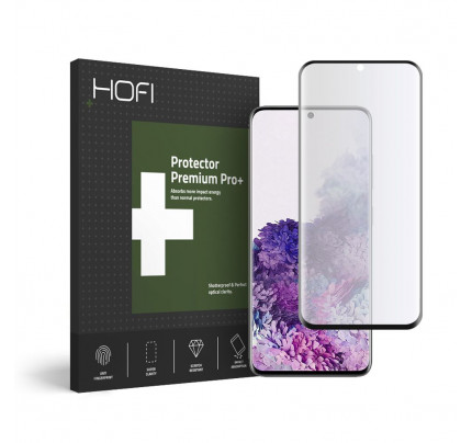 Hofi UltraFlex Glass Screen Protector for Samsung Galaxy S20 Plus / S20 +  Black