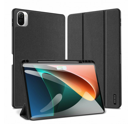 DUX DUCIS Domo Tablet Cover with Multi-angle Stand and Smart Sleep Function for Xiaomi Mi Pad 5 Pro / Mi Pad 5 black