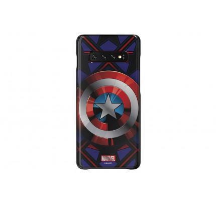Samsung Original Galaxy Friends Cover "Marvel's Captain America Galaxy S10 G973 GP-G973HIFGKWC
