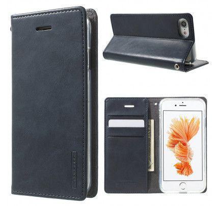 Θήκη Mercury Blue Moon Leather Wallet για iPhone 7 μαύρου χρώματος