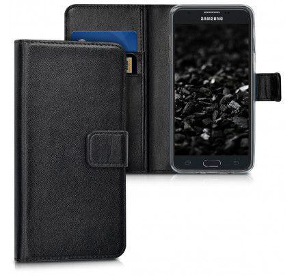 Θήκη OEM Wallet για Samsung Galaxy J5 2017 J530  ( stand ,θήκες για κάρτες,χρήματα) μαύρου χρώματος