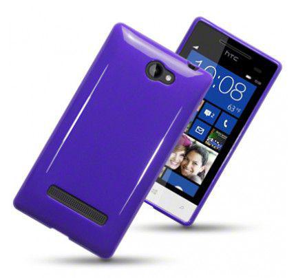 Θήκη TPU Gel για HTC Windows Phone 8s Solid Purple