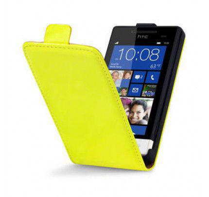 Θήκη Flip για HTC Windows 8S Neon Yellow