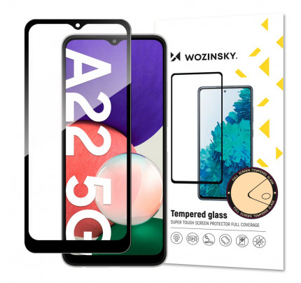 Wozinsky Super Tough Frame Tempered Glass Black Samsung Galaxy A22 5G