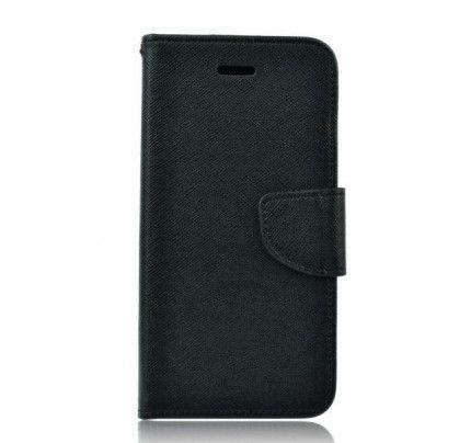 Θήκη Fancy Diary για Huawei P8 Lite μαύρου χρώματος