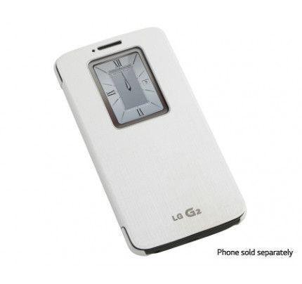 Θήκη LG CCF-240G Flip S-View Cover LG D802 Optimus G2 White