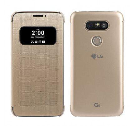LG CFV-160 Quick Circle Book-Cover LG G5 Gold