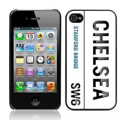 Θήκη για Apple iPhone 4/4S Football Glossy Image Back Cover Chelsea