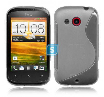Θήκη Σιλικόνης για HTC Desire C διάφανη