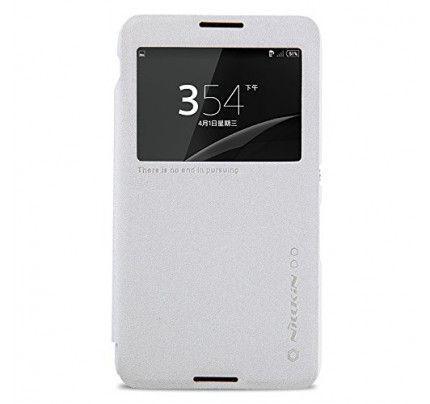 Θήκη Nillkin Sparkle S-View για Sony Xperia E4 white